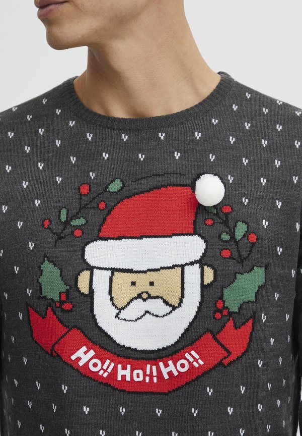 PRJULIUS - Jumper - charcoal mix4