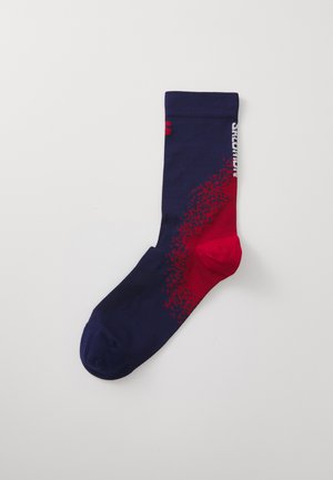 CREW UNISEX - Chaussettes de sport - deep blue/haute red