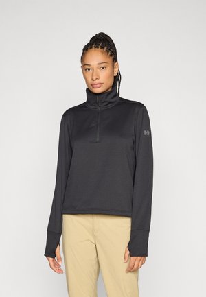 Pulover din fleece - black