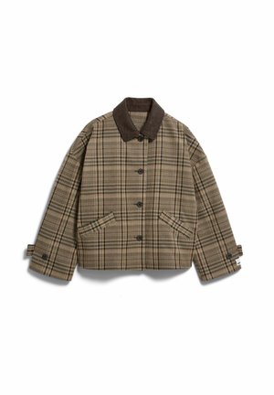 ARMEDANGELS, CHECK BARN - Leichte Jacke - claystone-honey reed