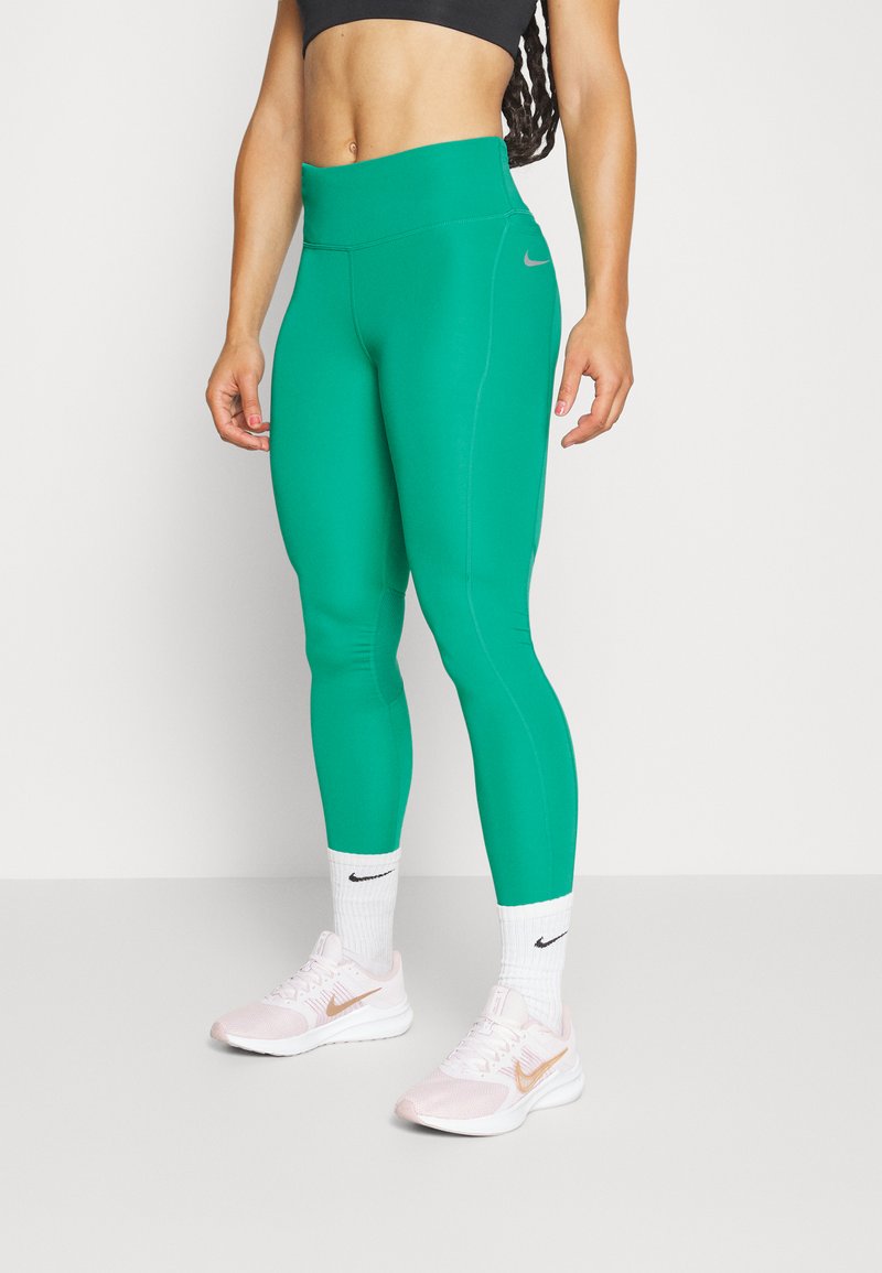 Nike Performance FAST - Leggings de corrida - neptune green/reflective silver-coloured