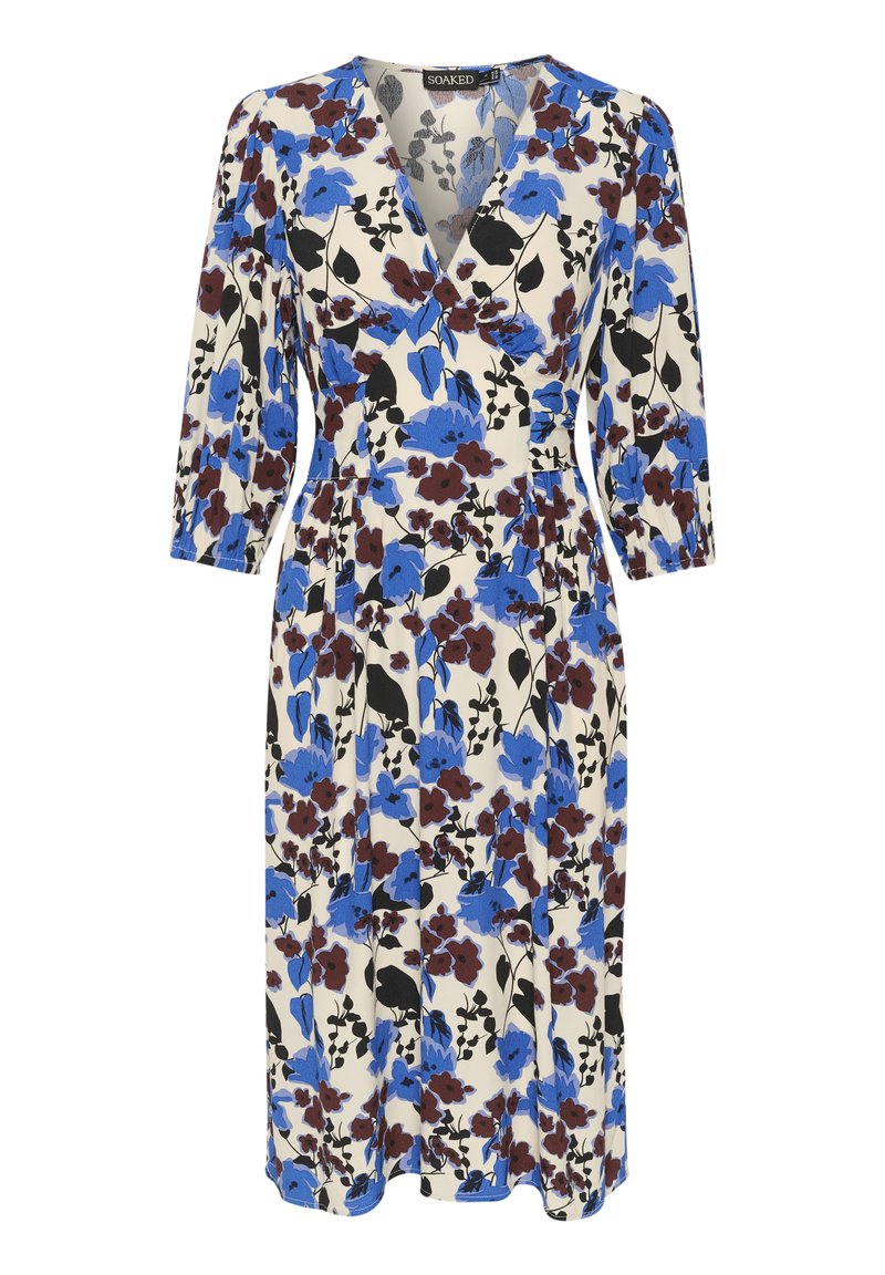 Soaked in Luxury Jurk zandkleur Soaked in Luxury Jurk zandkleur