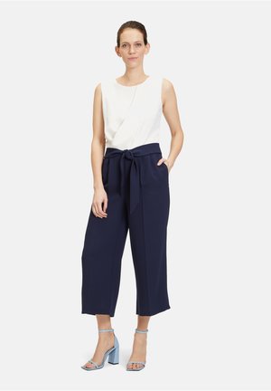 OHNE ARM - Tuta jumpsuit - patch dark blue cream
