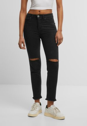 Slim fit jeans - black