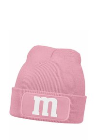MoonWorks KARNEVAL FASCHING AUFDRUCK - Beanie - rosa