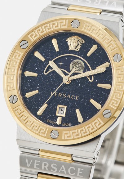 Versace GRECA LOGO MOONPHASE (WC-7G) - Laikrodis - silver-coloured