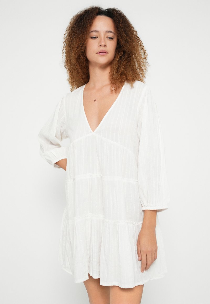 knee length dresses for ladies Ripcurl Sunset Luau Short Sleeve Mini Dress Womens Dresses Xs main image 0