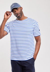 Armor lux DOËLAN MARINIÈRE - T-shirt print - blanc/etoile