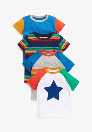 4 PACK - T-shirt z nadrukiem - blue
