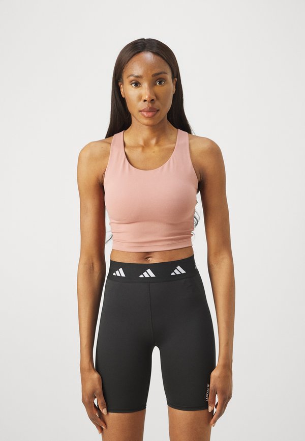 ALL ME MEDIUM-SUPPORT LONG LINE - Medium support sports bra - warm clay