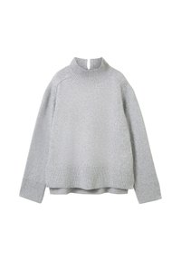 Strickpullover - medium silver grey melange