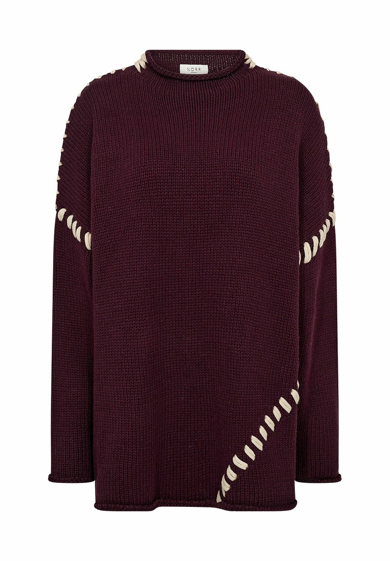 NORR STRINGS  - Pullover - deep cherry