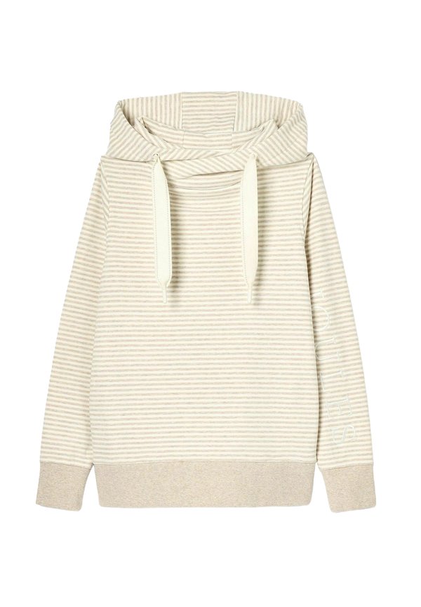 REGULAR FIT - RUSHTON  - Kapuzenpullover - natural stripe