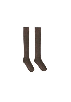 SUPER-LONG - Podkolienky - mottled dark brown
