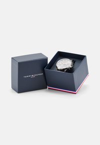 Tommy Hilfiger CASE DIAL WITH ACCENTS  BRACELET - Chronograph watch - gunmetal