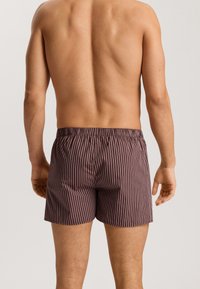 Hanro FANCY - Caleçon - dark wine stripe