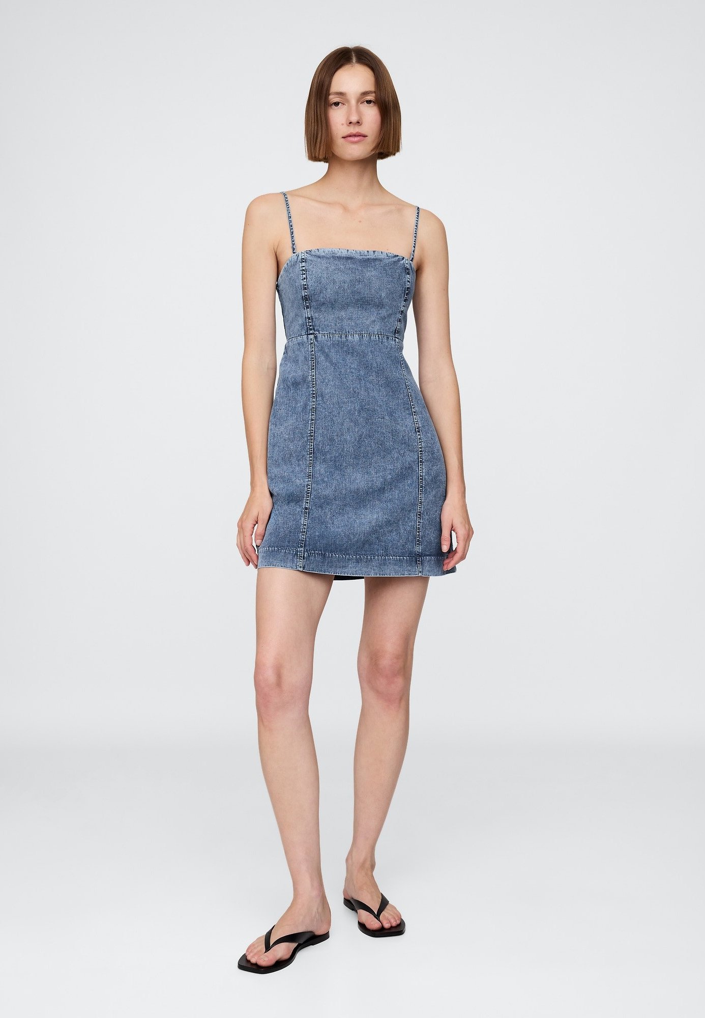 GAP ALINE - Denim dress - light wash/blue denim - Zalando.co.uk