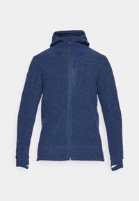 Norrøna FEMUND WARMWOOL3 HOOD - Fleecejacka - indigo night