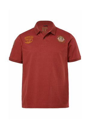 JP1880, Poloshirt - rust brown