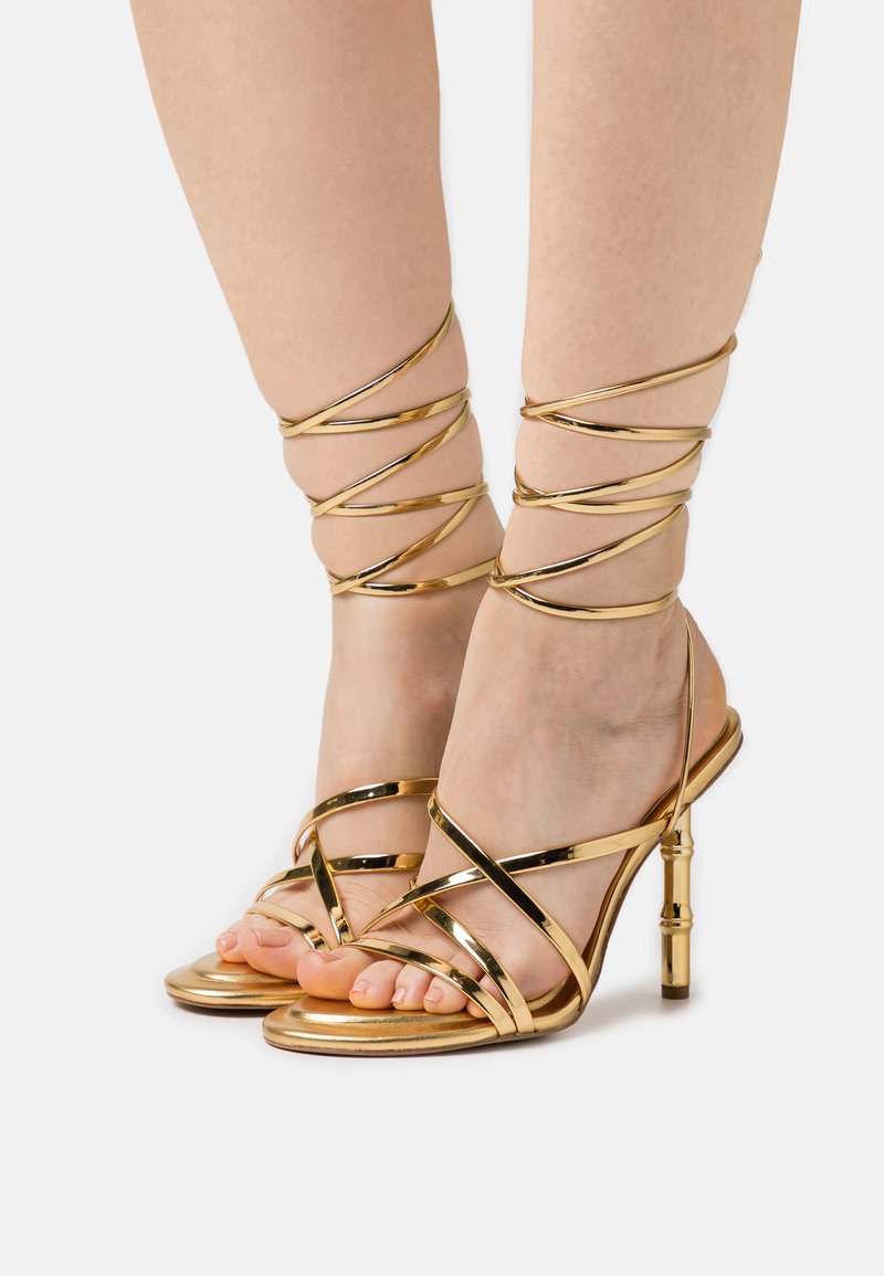 ALDO High heeled sandals gold/goldcoloured Zalando.ie
