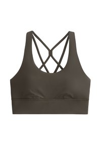 MEDIUM-SUPPORT COMFORTLUX WITH CUPS - Športni modrček s srednjo podporo - dark grey