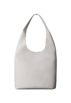 Calvin Klein SLOUCHY PEBBLE MEDIUM - Nakupovalna torba - white alyssum