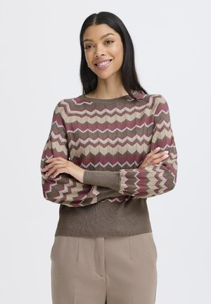 MMORLA ZIGZAG - Jumper - roan rouge mix