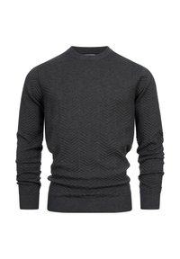 CARLO - Strikkegenser - charcoal mel