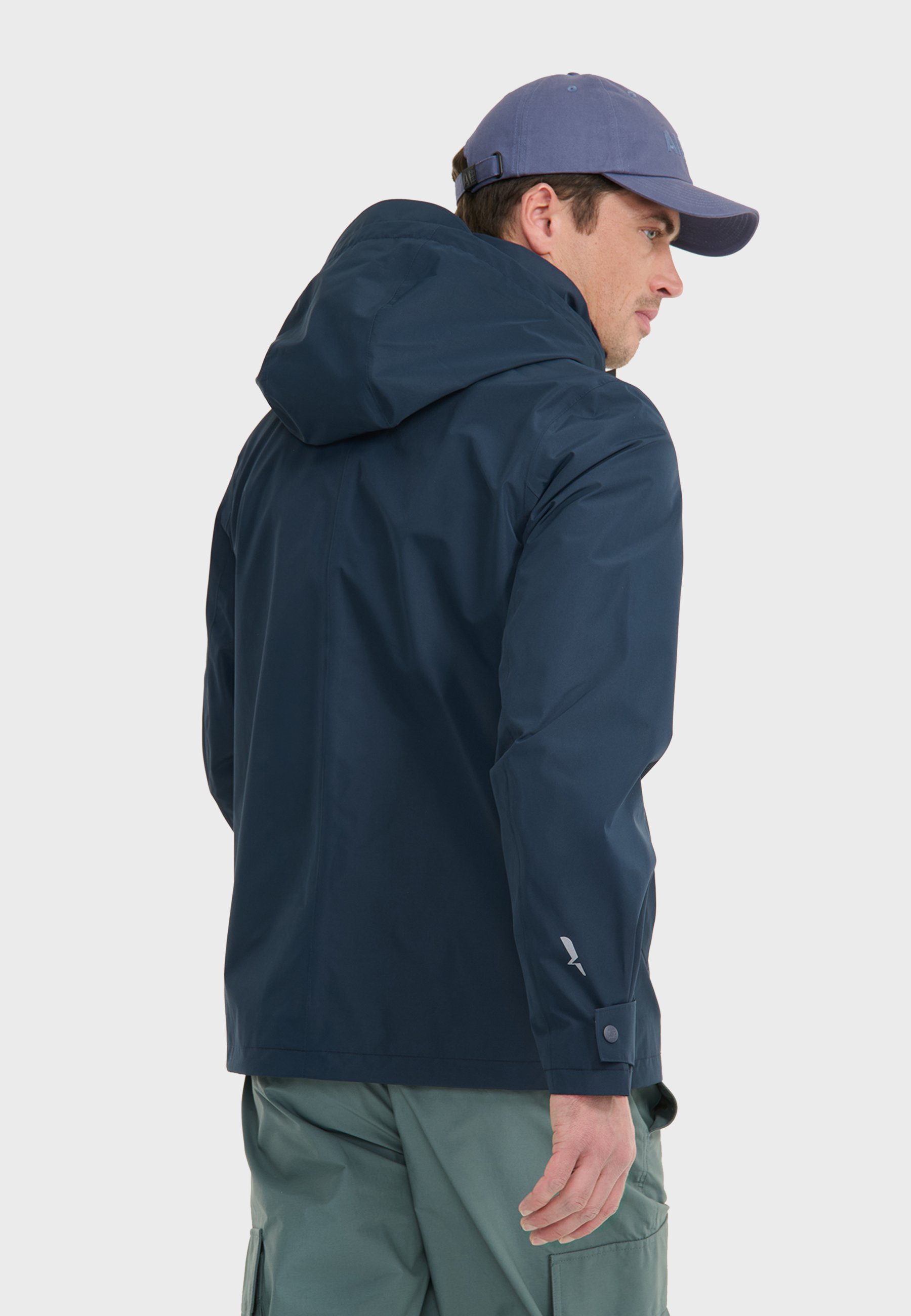 DENIM RAINCOAT AIGLE✖︎BLUE BLUE Aigle GORE-TEX - Waterproof jacket - midnight blue/mottled blue