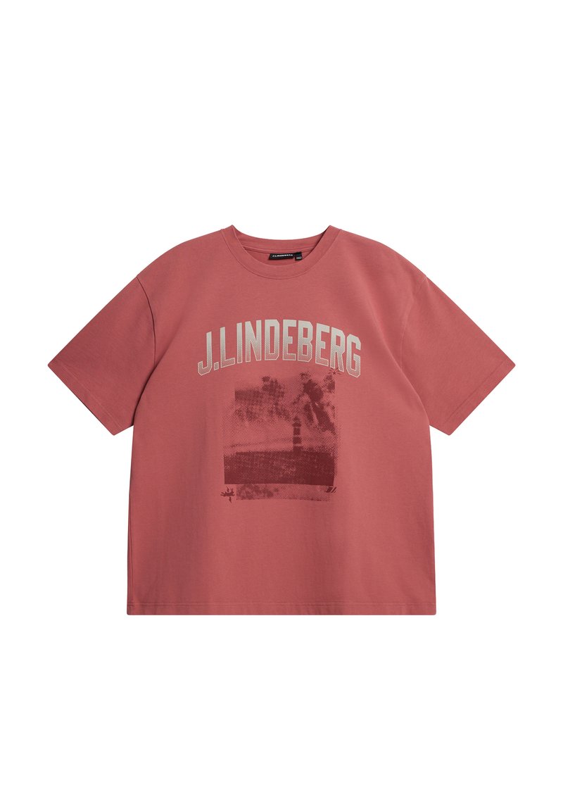 J.LINDEBERG T-shirt print bruin J.LINDEBERG T-shirt print bruin