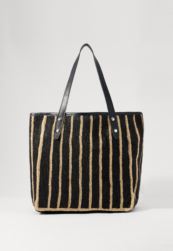 DAILY STRAW - Tote bag - blkmult