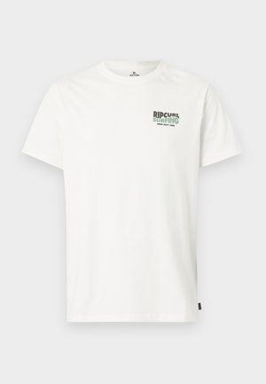 STREAMLINE LINE UP TEE UNISEX - Potiskana majica - bone