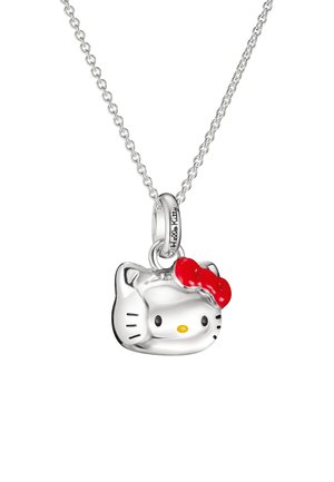 THOMAS SABO, HELLO KITTY KETTE SCHLEIFE - Collana - silberfarben schwarz rot gelb