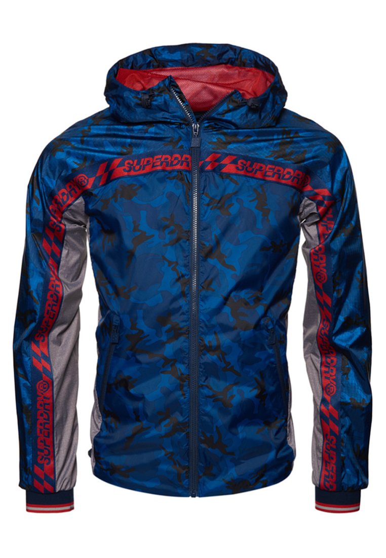 royal blue waterproof jacket