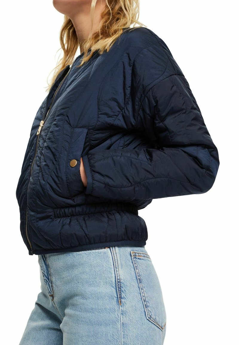 Damen Leichte Jacken | Esprit MIT DEKORATIVER STEPPUNG Übergangsjacke navy/dunkelblau - RJ32788 Damen Leichte Jacken | Esprit MIT DEKORATIVER STEPPUNG Übergangsjacke navy/dunkelblau - RJ32788