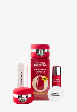Le Mini Macaron, GEL MANICURE STARTER KIT - Nail Set - cherry pop