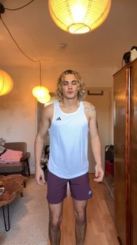 adidas Performance ADIZERO - Tops - white