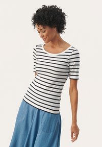Part Two EAMAJA - T-shirt basic - dark navy stripe