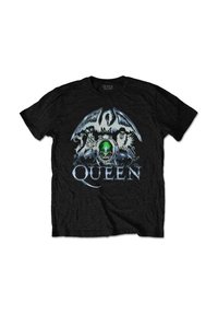 Paradiso Clothing QUEEN METAL CLASSIC CREST - Print T-shirt - black
