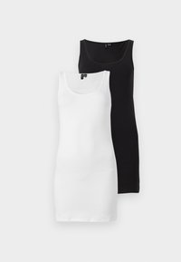 VMMAXI MY SOFTLONG TANK 2 PACK - Top - white/black