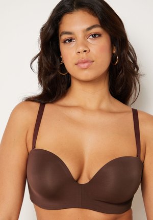 PURE FIT - Strapless BH - brown