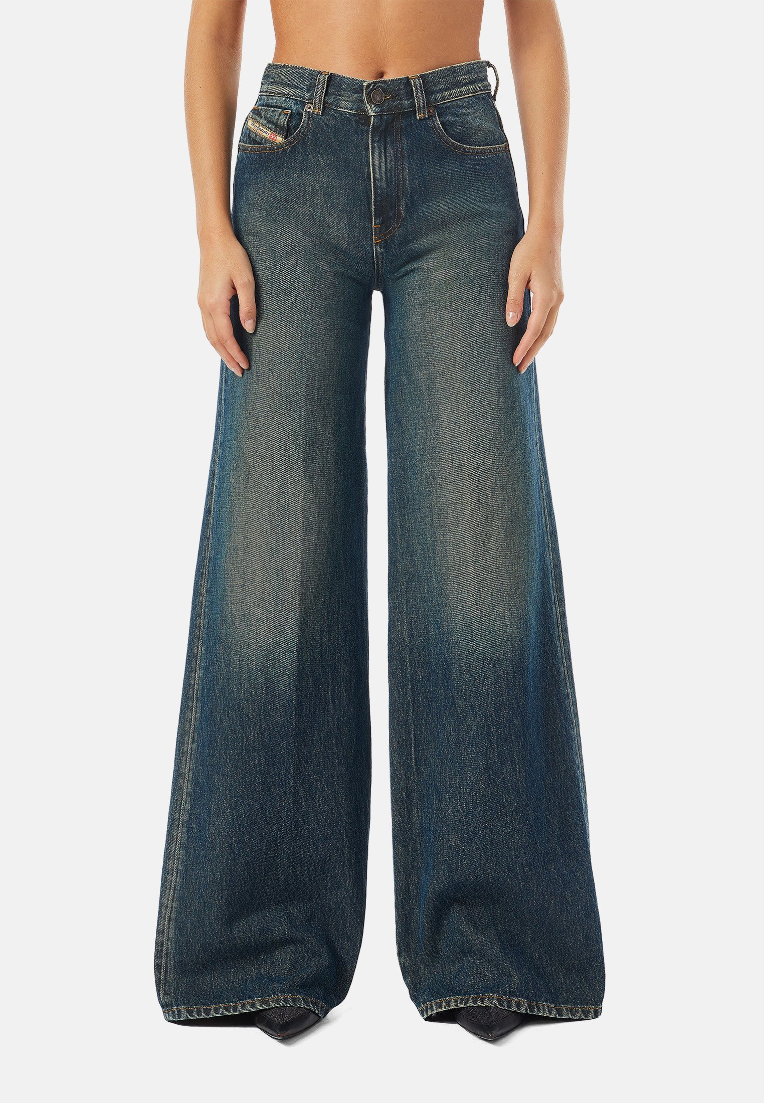 Diesel Jeans a zampa - dark blue/blu scuro - Zalando