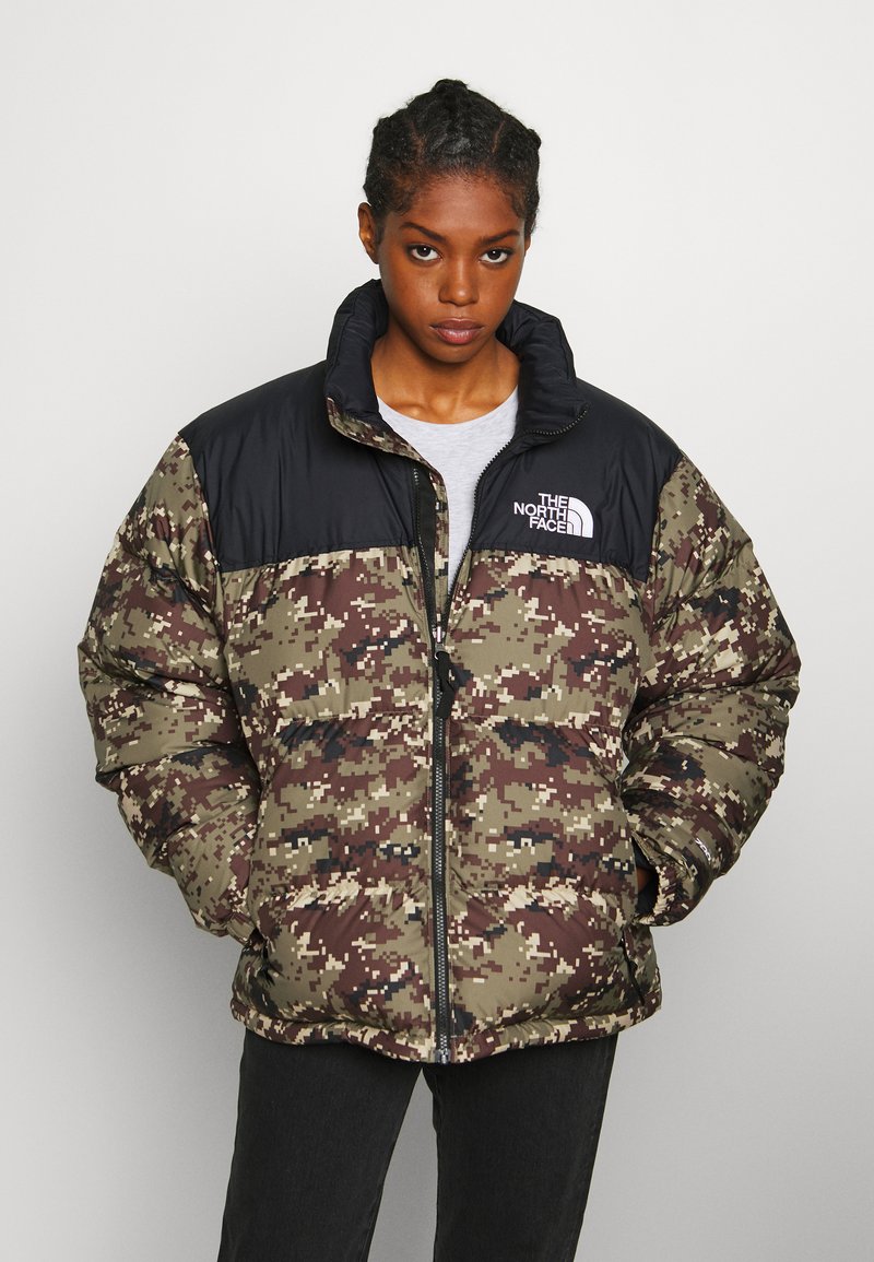The North Face 1996 Retro Nuptse Jacket Unisex Daunenjacke Burnt Olive Green Oliv Zalando De