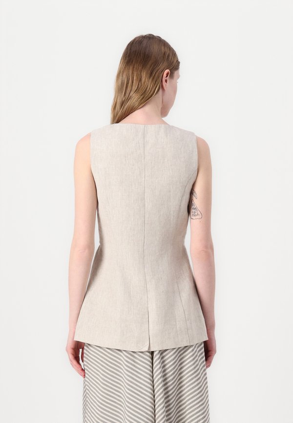 CIELO VEST - Waistcoat - sand4