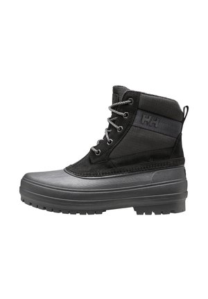 Bottines à lacets - black