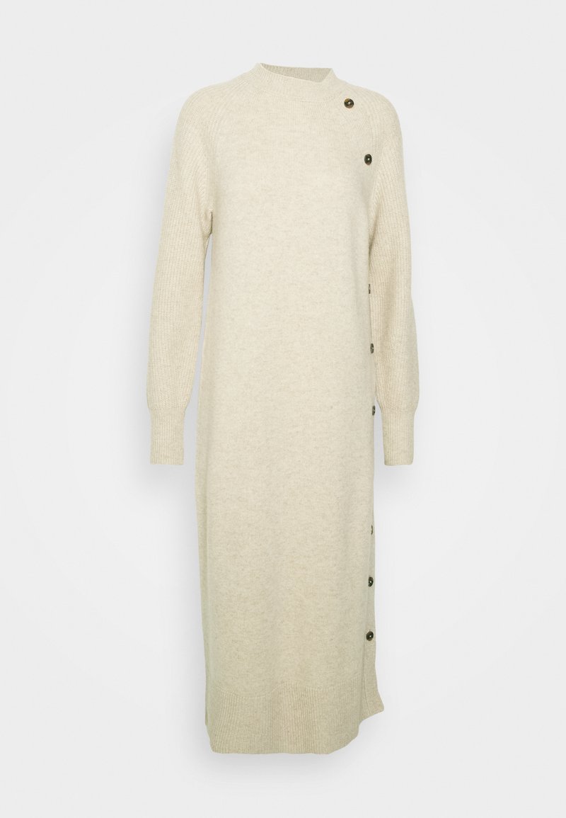 Ecoalf Gebreide jurk taupe Ecoalf Gebreide jurk taupe