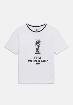 Jack & Jones Junior, JORFIFA TEE CREW NECK - Trükipildiga T-särk - bright white
