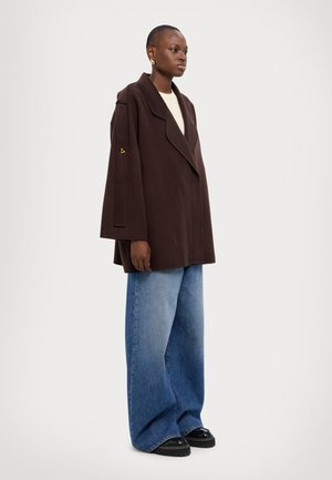 AERON SOLITAIRE JACKET - Classic coat - dark chocolate