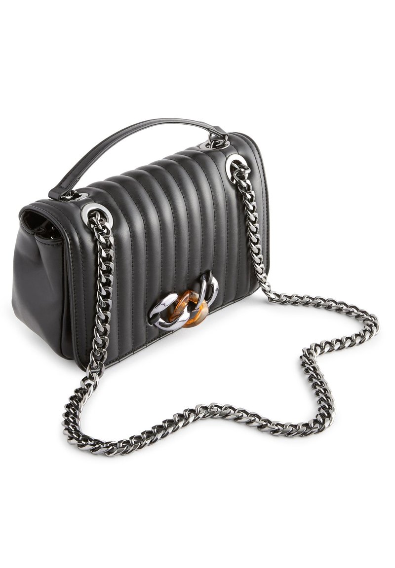 Next QUILTED CHAIN CROSSBODY BAG Across body bag black Zalando.de
