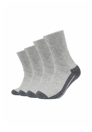 4ER PACK - Sportsocken - light grey melange